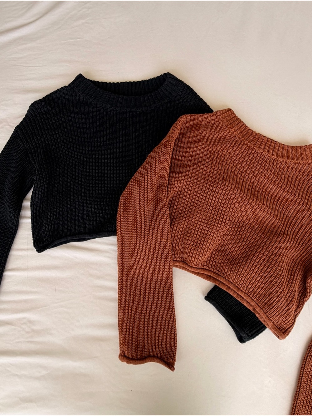 Wild Fable Cropped Chunky Knit Sweater Bundle – Size XS